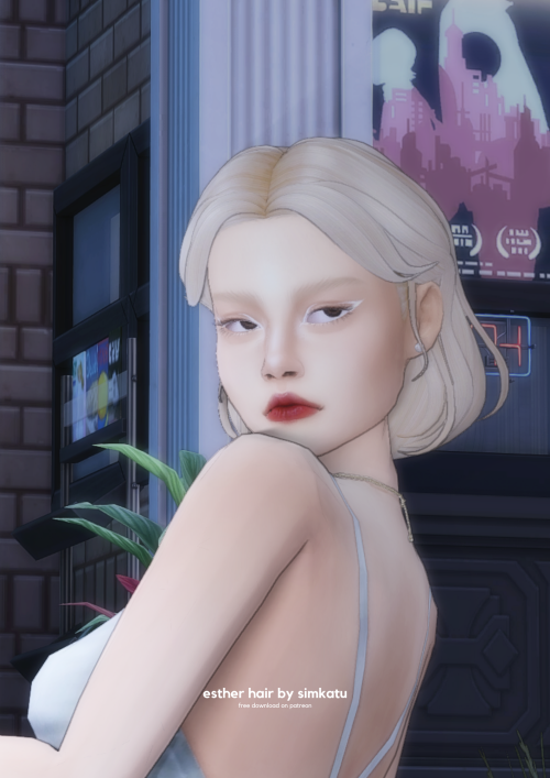 New Cc Hair For The Sims 4! Free Download On Patreon