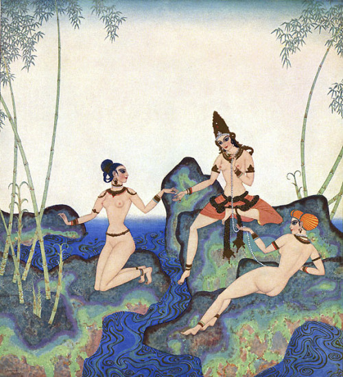 edmund-dulac:  The Pearl of the Bamboo, from