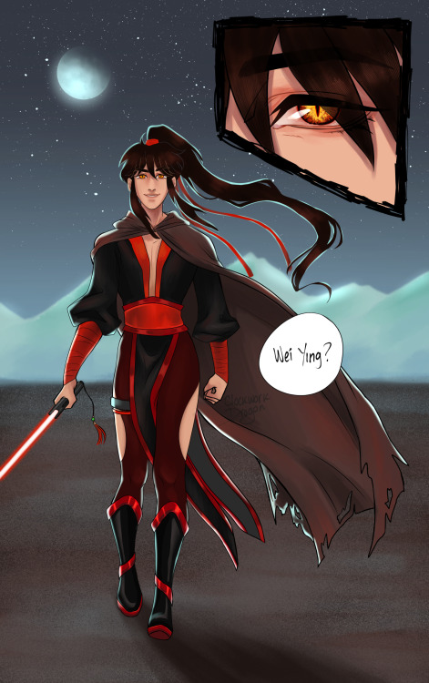 c-dragon-art:Thought of a really angsty star wars au the other day….