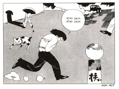 Flipping through Red Colored Elegy by Seiichi Hayashi