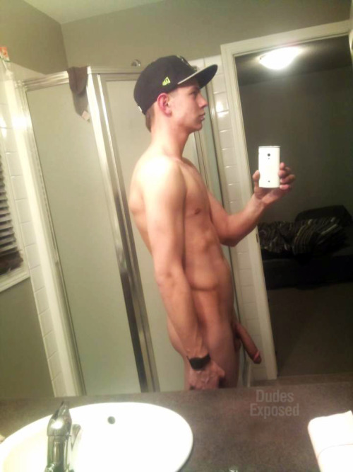 dudes-exposed:  Hung Dudes Week Guy #1: Clark A sexy 19 year old skater dude from Georgia with a very long cock! View the full post.