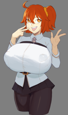 lilirulu: eeeh too lazy to finish so I willl post unfinished titty gudako still messing around with different style stuff 