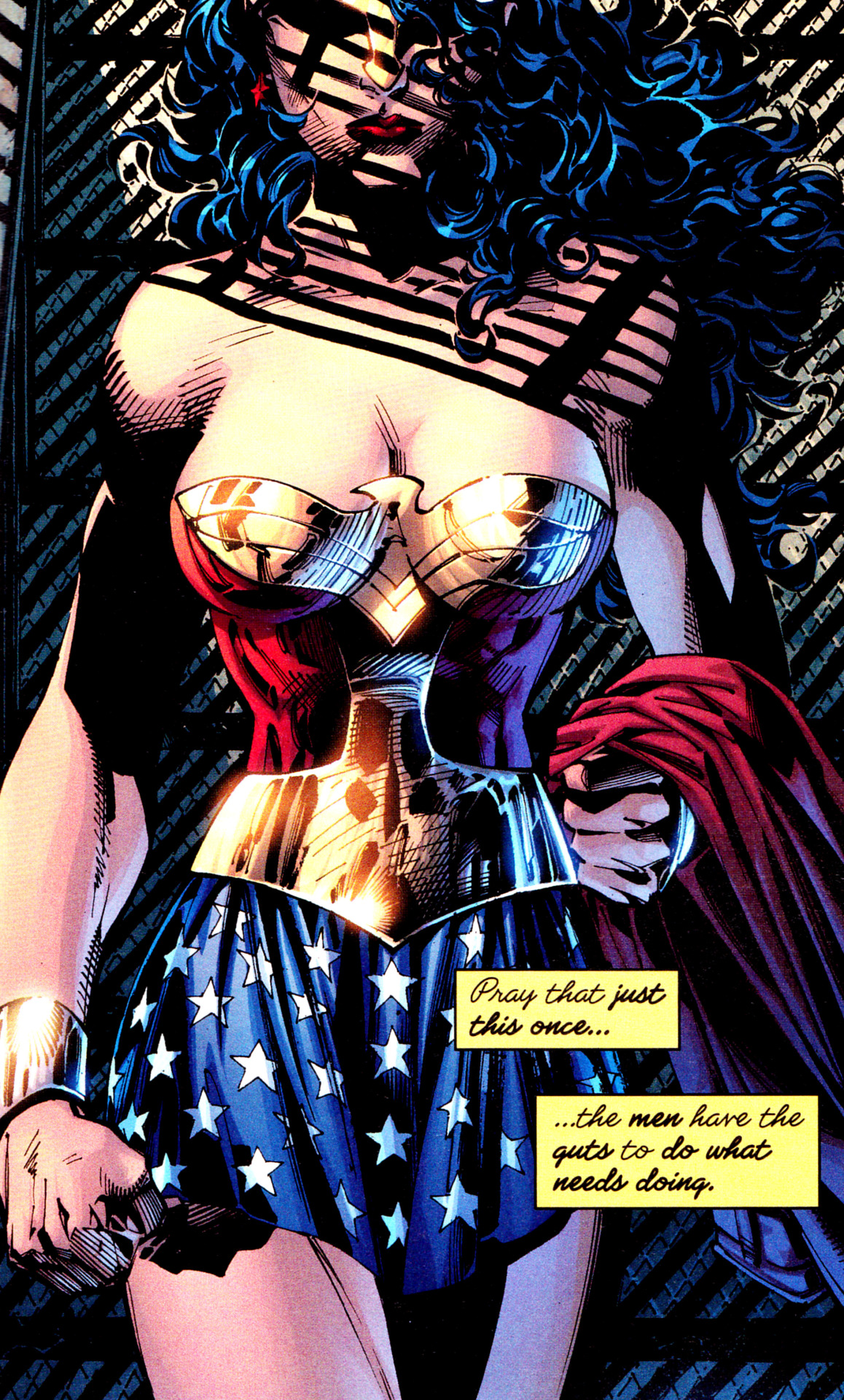 jthenr-comics-vault:  Wonder Woman inAll-Star Batman &amp; Robin, The Boy Wonder