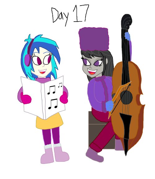 Ah Christmas Carols for an EqG 25 Days of Christmas. Who better to do them than the MLP ship OctaScr