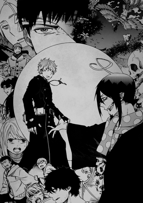 Blue Exorcist, 9th anniversary day, Beyond the Snow arc, chapter 100Celebratory pic