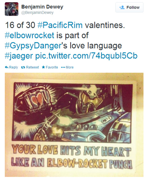 shatterdomeatl: More Pacific Rim Valentine’s cards from the talented Benjamin Dewey! Go follow