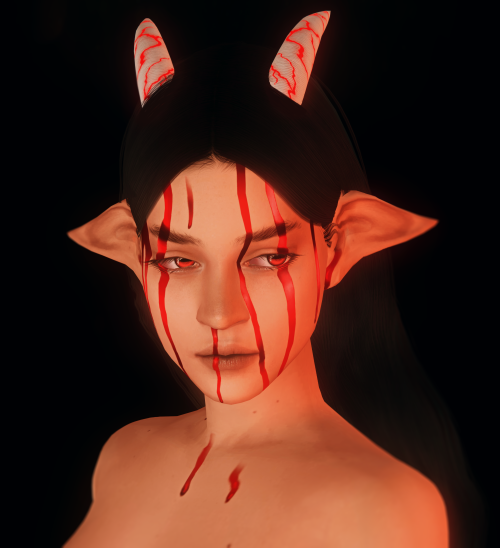 Halloween Set 2020Glowing horns- hq- bgc- 6 colors of glowing- specular, normal &amp; emission maps-