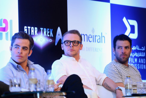 Star Trek Beyond - Dubai Press ConferenceSimon Pegg