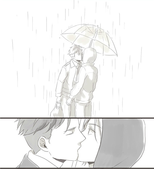   Rainy DaysBy 王子 (Twitter) || Translation + Typeset by fuku-shuuShared & edited with permission from artist     More OtaYuri Comic Translations  