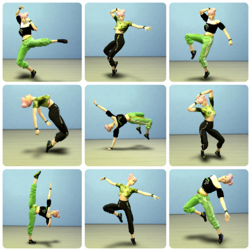 moo2shelly: Dancer’s Pose 2 Hip hop→　Download  9 solo poses set (Redistribution prohibited)  再配布禁止