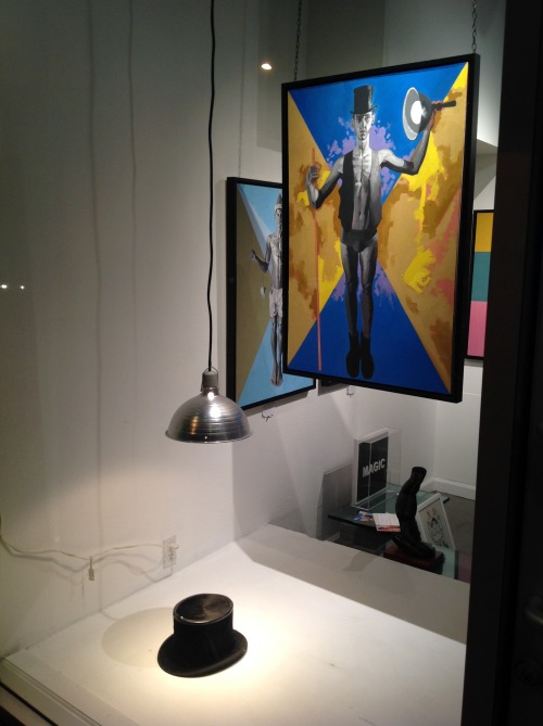 christophersousa:  Some photos of my recent show at the Woodman/Shimko Gallery in Palm Springs, CA (the word pieces and sculpture aren’t my work, just the paintings.)