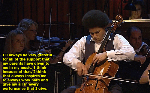 consider-a-birdcage:  oshun67:  biscuitsarenice:  The Family of Sheku Kanneh-Mason:   BBC Young Musician 2016 [x] [x]  This is awesome 👏  i know this guy and this family personally. They are amazing. Sheku is my brother’s age and they used to compete