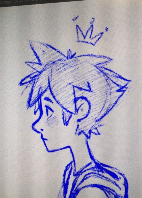 plum-drops:  work doodle of my boy from a few months ago
