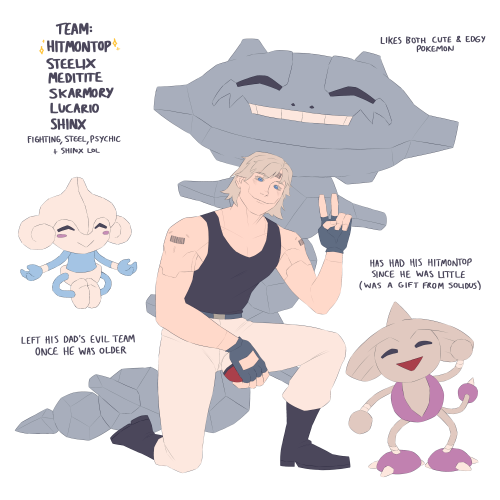 blushouyo:@lisette-draws has a really cool mgs pokemon au (please go look at it, it’s literally so c