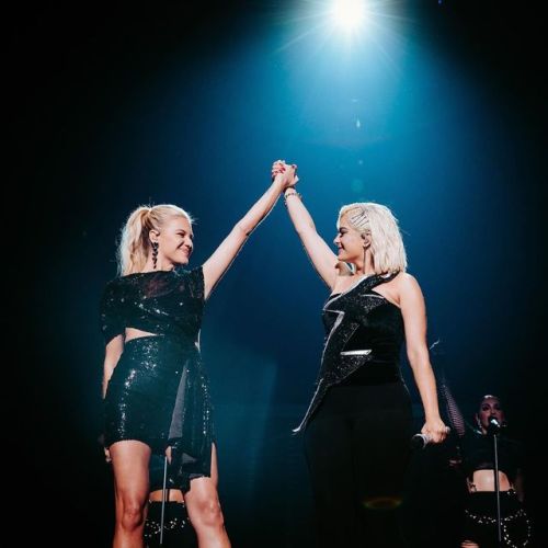 kelseaballerinisource: kelseaballerini: ⚡️ @beberexha I love singing with you