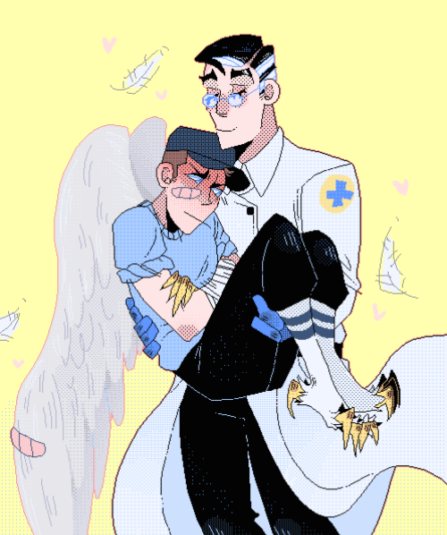 bisexual-legislature:been seein a lot of mediscout these days and wanted to join the party,, medic f