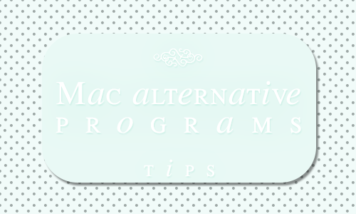 Programas alternativos para o Mac. Nesse post vou dar dicas de programas alternativos para quem tem 