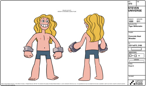 A selection of Character designs from the Steven Universe episode: “Tiger Millionaire” Art Direction Kevin Dart Lead Character Designer Danny Hynes Character Designer Colin Howard Color Tiffany Ford Color Assist Jasmin Lai