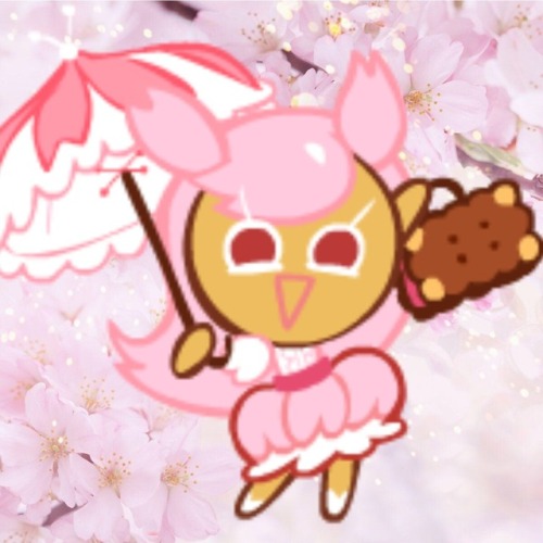 Cherry Blossom Cookie for @aromaseraphy-cinnamon in the Cookie Run gift exchange!Sources:      ❣️   