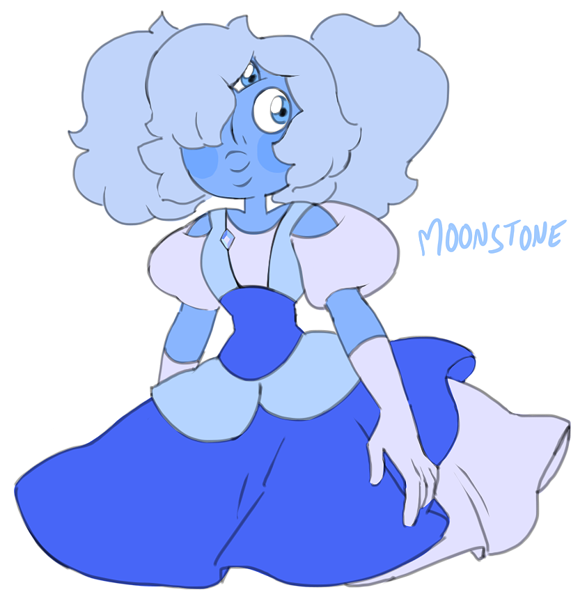 asktheppgems: ((So here’s the fusion between Sapphire &amp; Blue: Moonstone