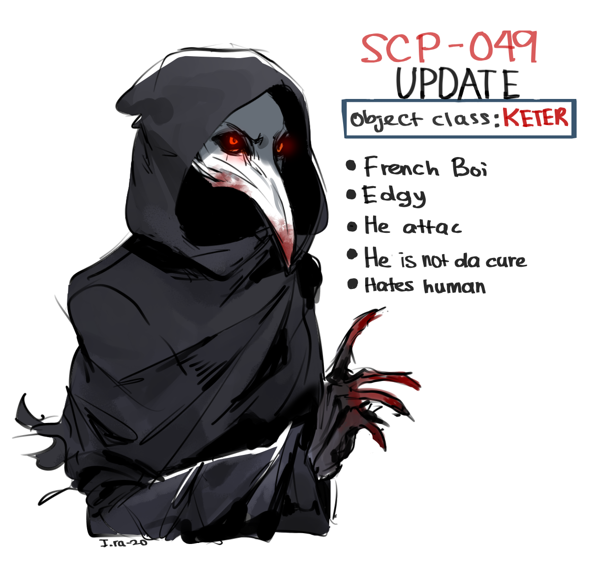 Our grumpy boi SCP 682. I never liked how the fandom portrays him with fur,  so I went with a more decayed, stringy flesh look instead : r/SCP