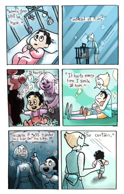 topsecretumbreonage:  goopy-amethyst:  three-legged-cow:  I’ve been thinking a lot about Pearl lately  ur not allowed to play with my heart like that   Why would you do that