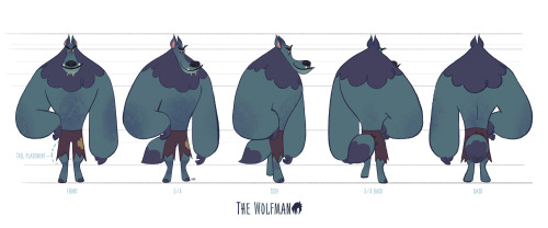 hollisketch: The Wolfman with a comedic twist:This fall I was able to take a Character Design course