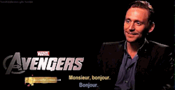 Tinydragongina:  Tomhiddleston-Gifs:            Tom Hiddleston Speaks French… 