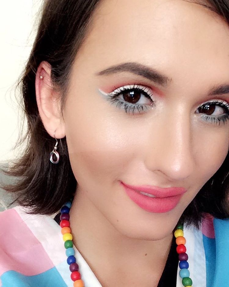 transisbeautiful:  girleuphoria:Happy Pride! 💖💙💕 #pride #transpride #transisbeautiful