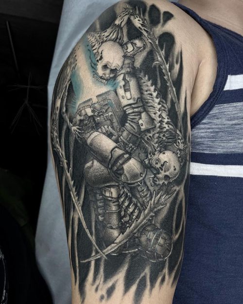 Healed Dead Space piece! Isaac Clarke seems to put himself in some really terrible situations! - - 