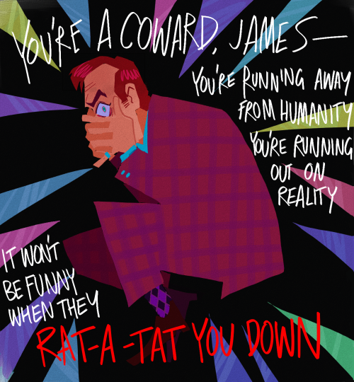 transatlanticalienart: Slightly more abstract BCS dump because I’m sick of this show and how it makes me feel things lyrics are from James and the Cold Gun 