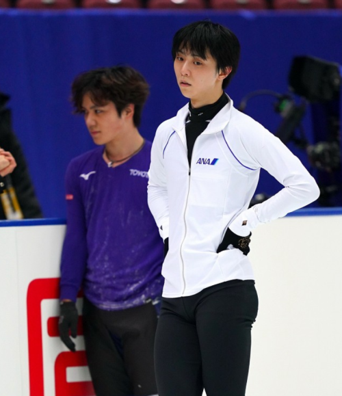 Yuzuru Hanyu (ft.Shoma Uno) @ Japanese Nationals 2020 - Practice