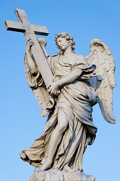 by-grace-of-god:Ten angels holding instruments of the PassionPonte Sant’Angelo, Tiber River, R