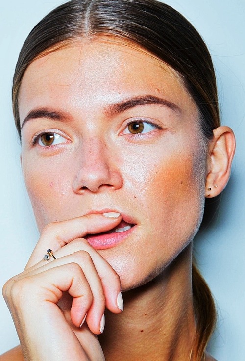 isteiro: Kasia Struss at Alexander Wang S/S 2013-14 backstage