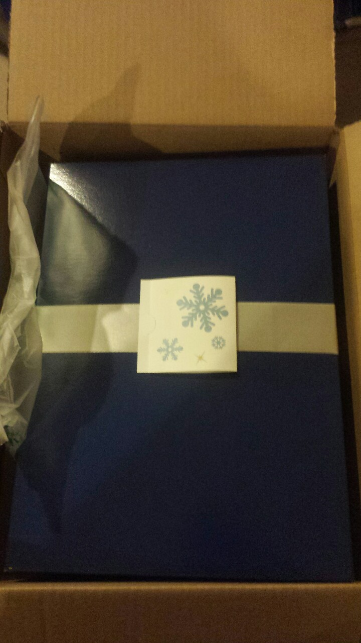 So I got a gift in the mail yesterday!  Merry early Christmas!    On a side note,