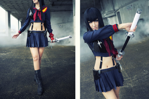 kanasaiii:  Kill la Kill キルラキル Satsuki Kiryuin 鬼龍院 皐月 by Kanasaiii Photos by Nik Yan & Cvy Bakuzan, Gako & Glove made by KanasaiiiCostume by Ashteyz LiewShoot Assist by Wong Yokey Heng, Data Ronin  nnnnnnNNNOOO YOU DO N OT