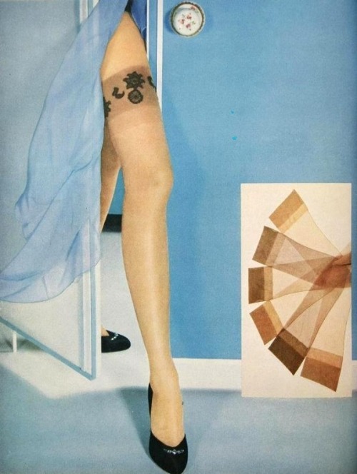 theniftyfifties:  Stockings photographed by Horst P. Horst for Vogue, September 1954. 
