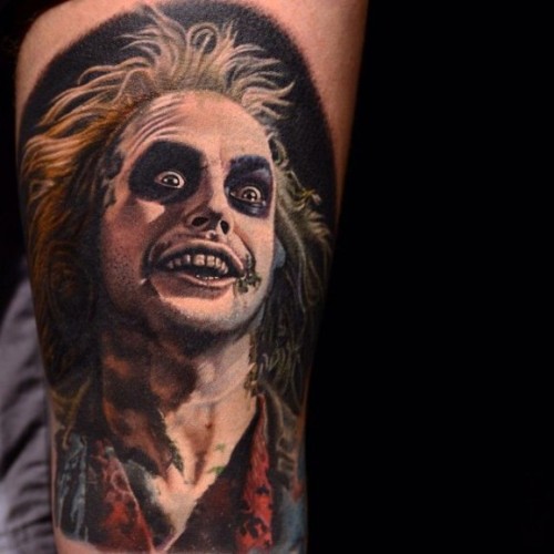 skindeeptales:  Tim Burton tattoos by Sam Fiorino - Tim Childs - Jasen Workman - Richie Bon - Nikko Hurtado - Liz Cook - Jordan Baker - James Artink - Emily Dawson - Aurelio via Tattoodo 