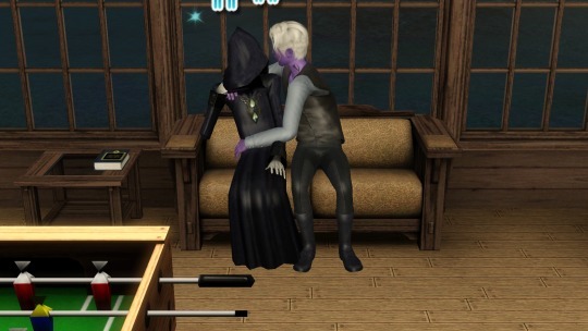 jeggby:  mosseffect:  mosseffect:  for some reason in my (cursed? blessed?) sims game i am able to invite the grim reaper to parties, and now he regularly shows up even if i don’t invite him. he often brings ceviche. normal quality. he’s a decent