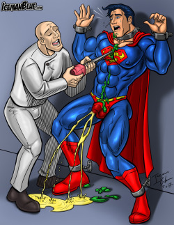 “You are so handsome when the kryptonite is torturing you, Superman!”