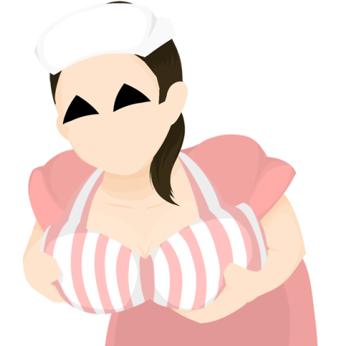 yewlogs:Sandwich lady. With and without baguette. Amazing