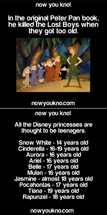 wars-in-my-head:  scientificmagician:  bestofnowyoukno:  nowyoukno - Ruining your childhood one fact at a time! Click Here to see more!  Welp. There goes my childhood  this will ruin your life….read it