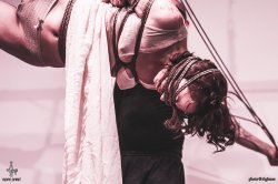 amaury-grisel-shibari: Performing with @franckievega