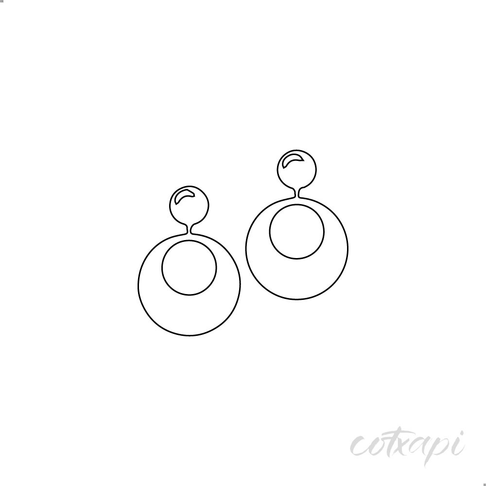 Jewlery items in vector art diamond in vector ring outline art