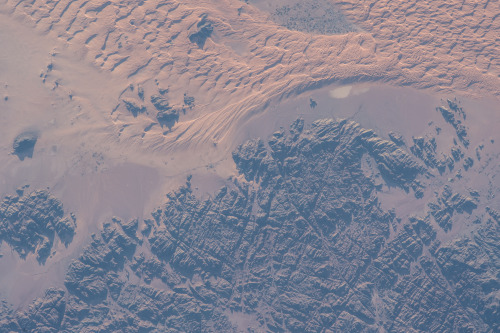 Saudi Arabian landscape photographed from the International Space Station.Photo credit: NASA