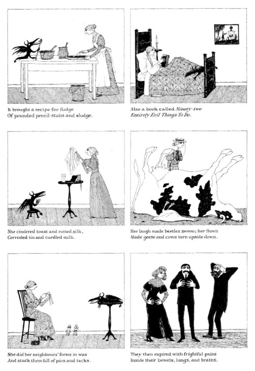 whimpering-pines:The Disrespectful Summons by Edward Gorey