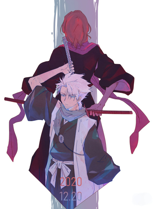 animepopheart: ★ 【KIR】 「 toshiro // rangiku 」 ☆ ✔ republished w/permission ⊳ ⊳ follow me on twitter