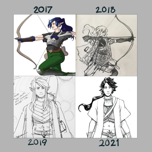 Ive Been Using My Oc Eymweth, Who Ive Had For Almost As Long As Ive Been Drawing, To Follow My Art Journey