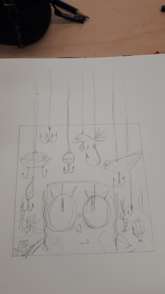 I Drew This For A Spongebob Fanart Contest Hottopic Was Hosting But It TRUNS OUT YOU GOTTA LIVE IN THE