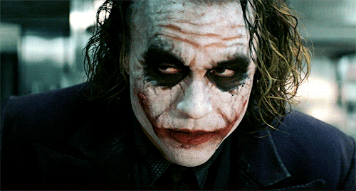jakeledgers: “I’m not a monster, I’m just ahead of the curve.”    Heath Ledger as the Joker in The Dark Knight (2008) dir. Christopher Nolan    